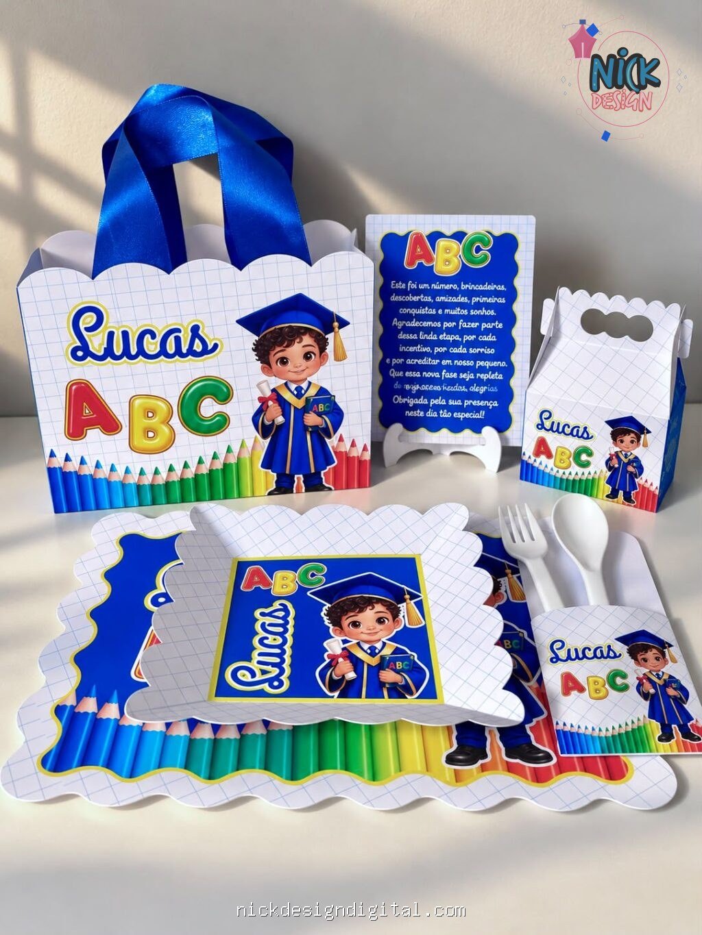 Mesa Posta ABC Menino - Imagem 1