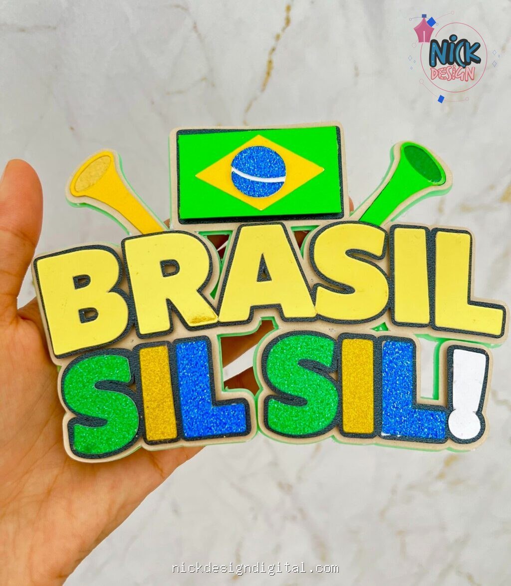 Pack Copa do Mundo - 14 Topos de Bolo - Imagem 6