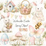 Easter Spring Clipart PNG