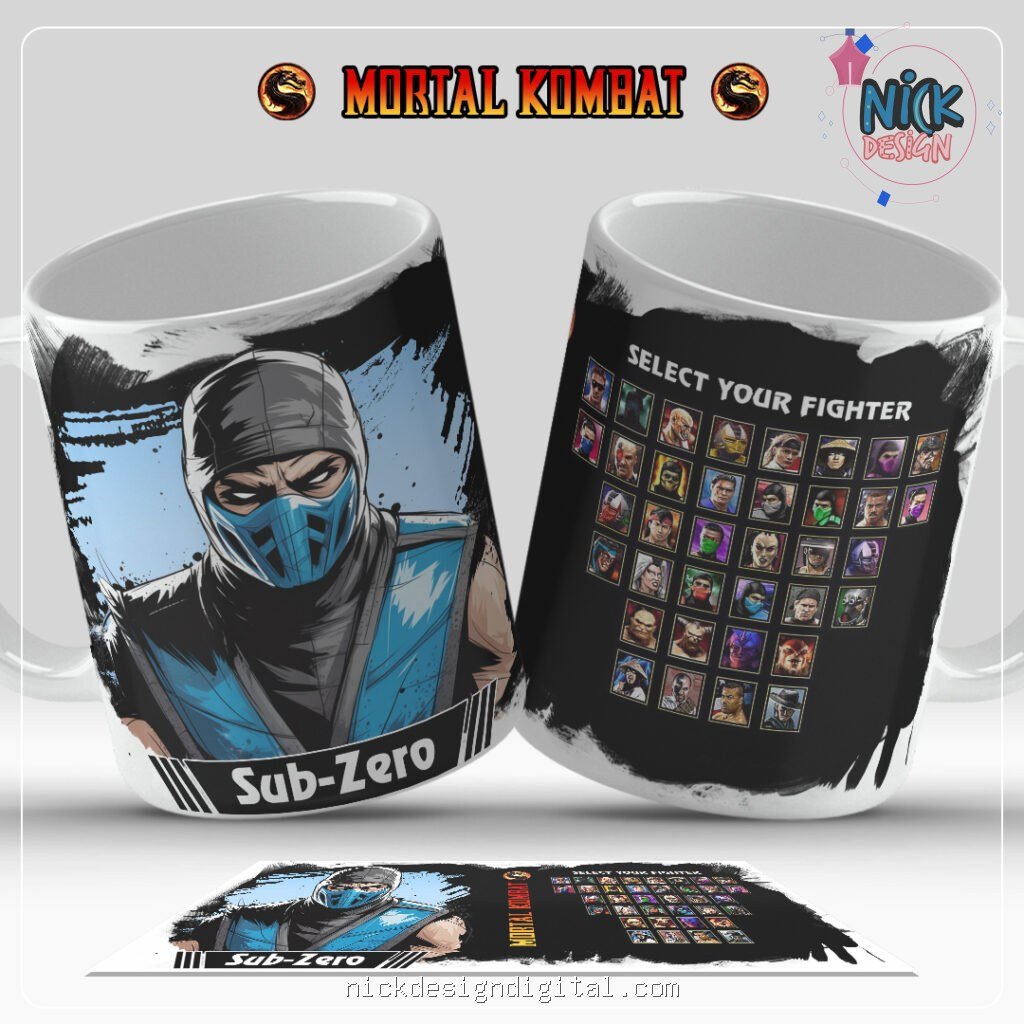 Mortal Kombat - Artes Canecas - Imagem 10