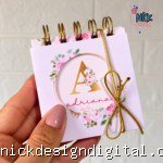 Mini Calendário Rosa com Caixa 2027