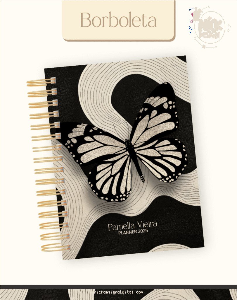 Borboletas - Agendas | Planners 2026 (Pamella)