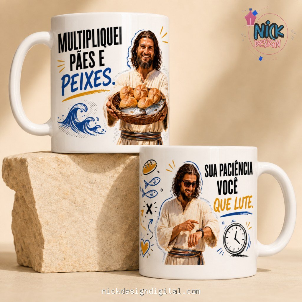Coleção Jesus Irônico 1.0 - Artes Canecas - Imagem 4