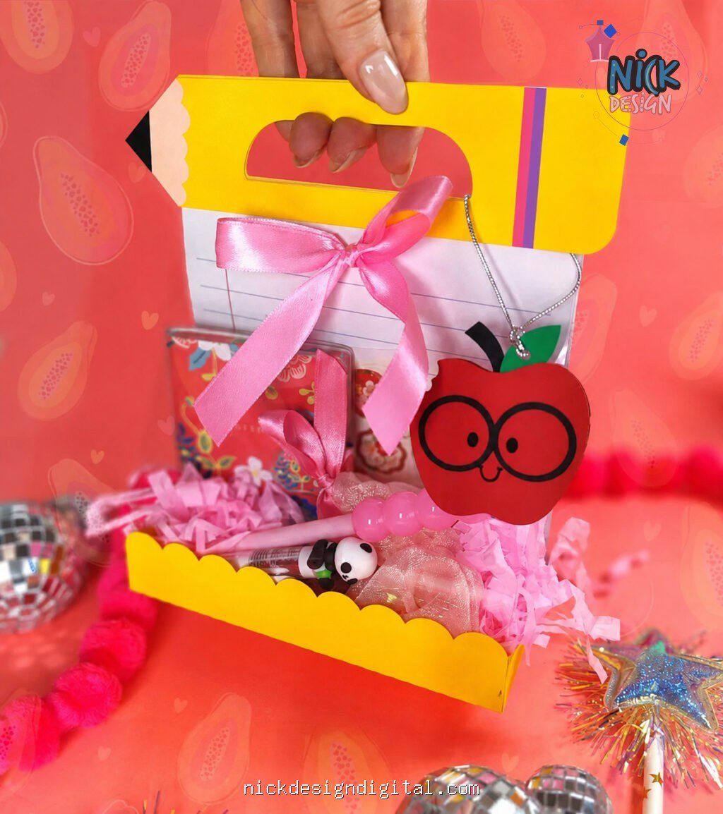 Caixa Dia do Professor (svg e studio) - Imagem 5
