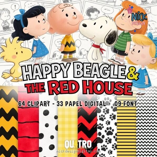 Happy Beagle & The Red House • Snoopy – Kit Digital