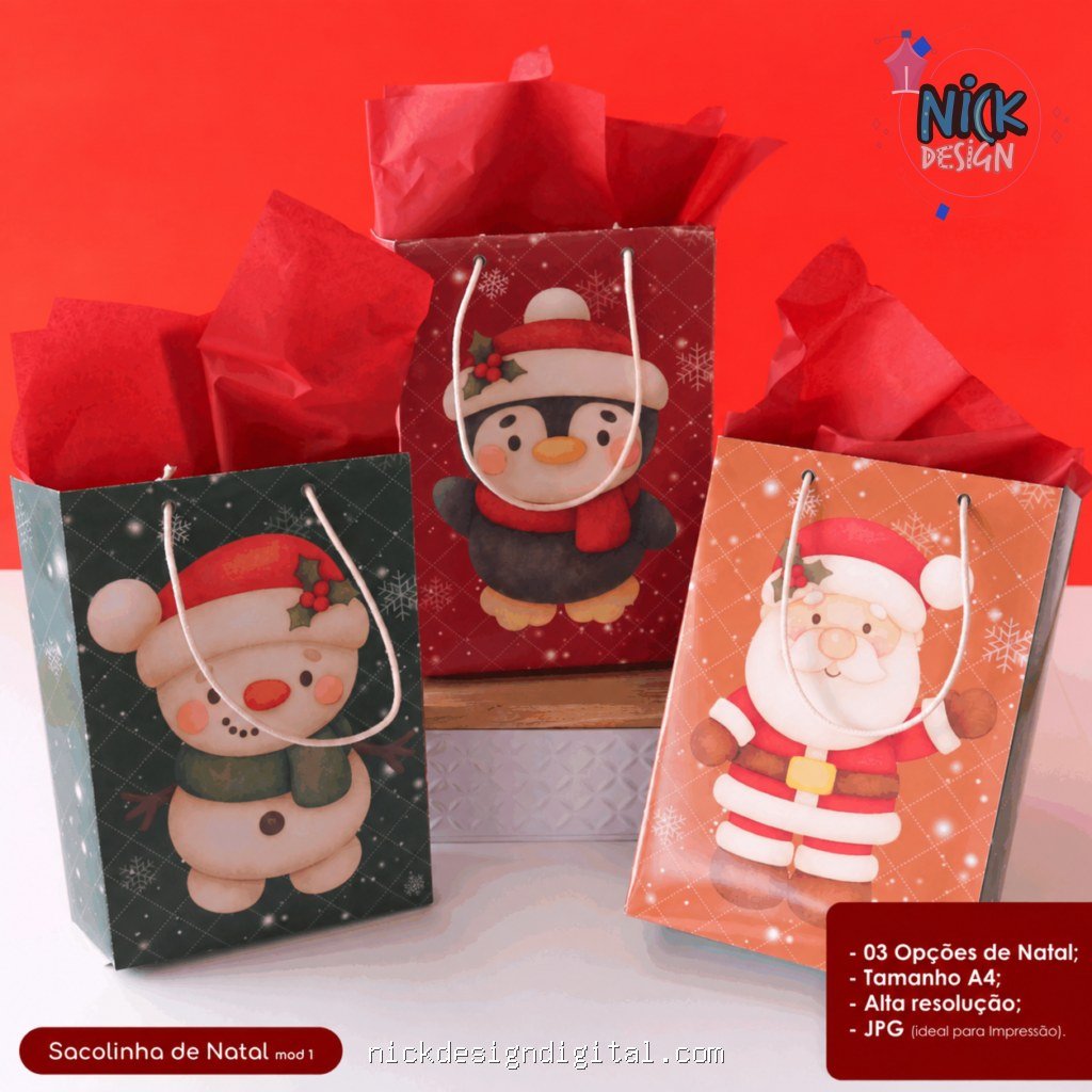 Sacolinha de Natal – mod 1 - Imagem 1