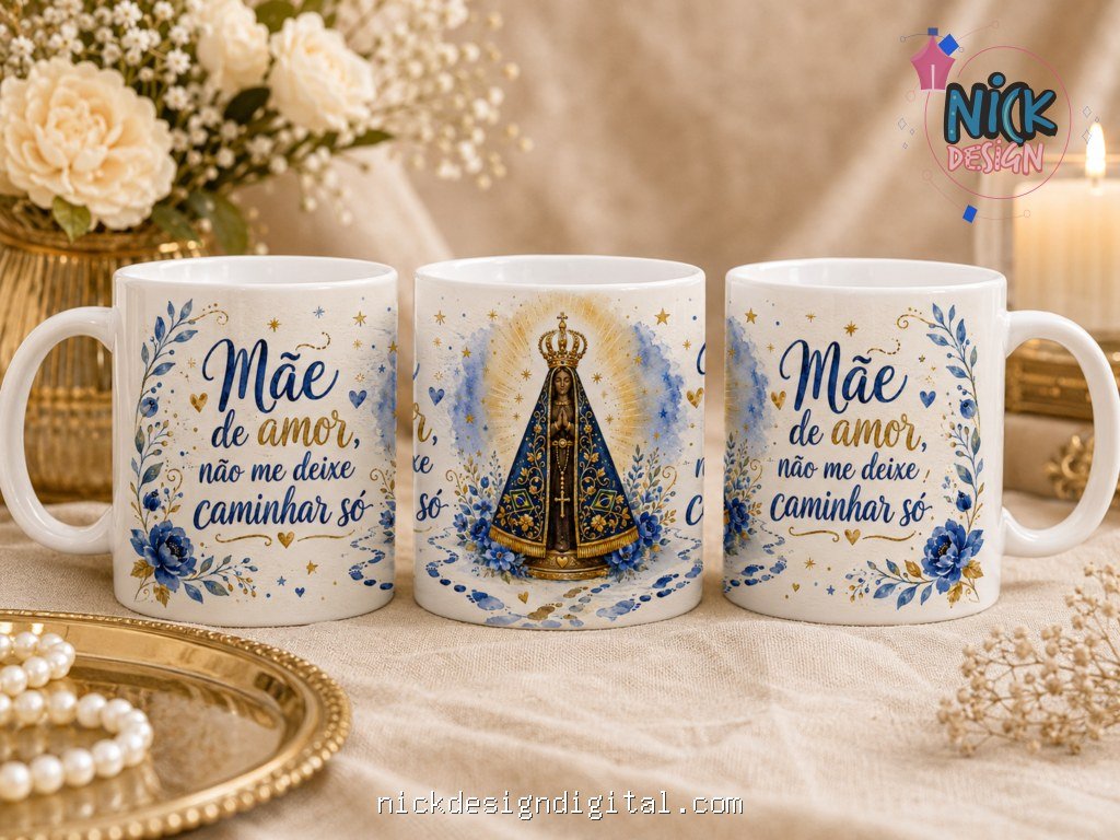 Pack Nossa Senhora Aparecida 2026 - Artes Canecas - Imagem 21