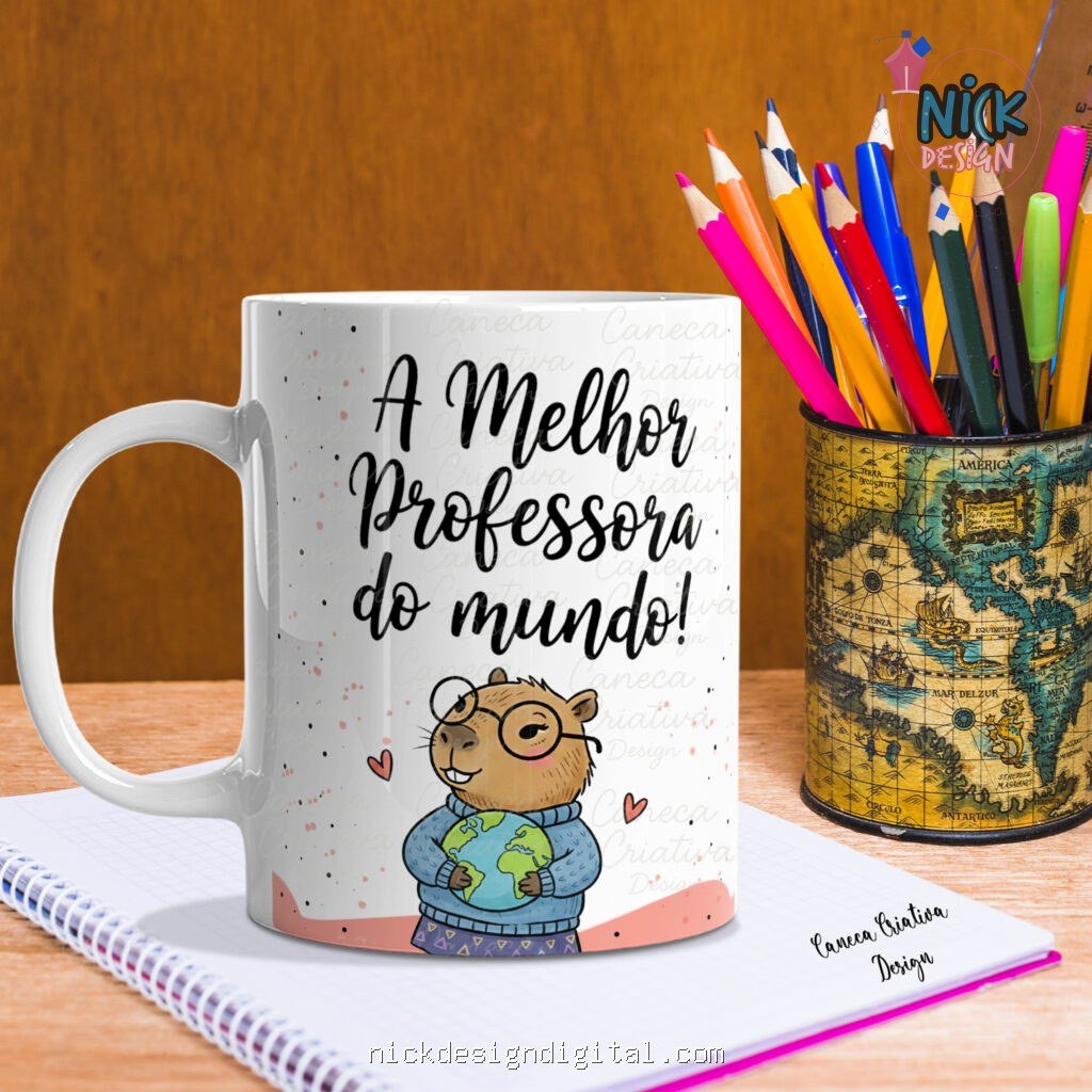 Capivarinhas Professores 2025 (Caneca Criativa) - Imagem 9