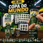 +300 Artes DTF Copa 2026
