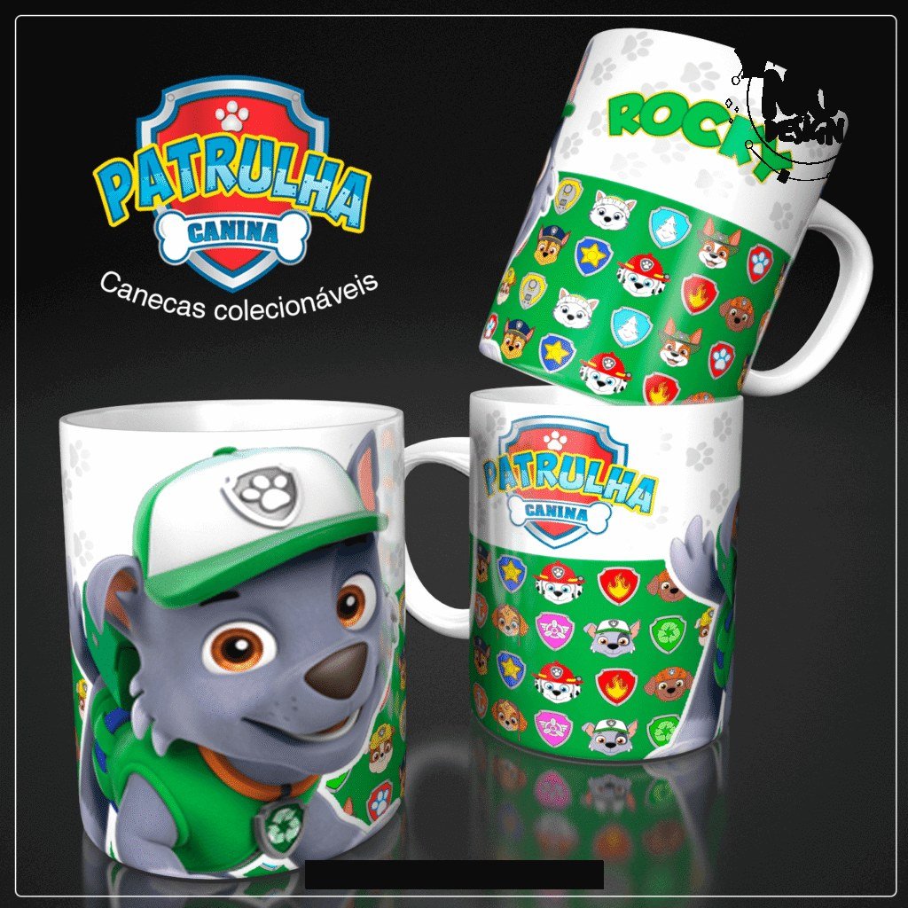 Patrulha Canina - Artes Canecas - Imagem 4