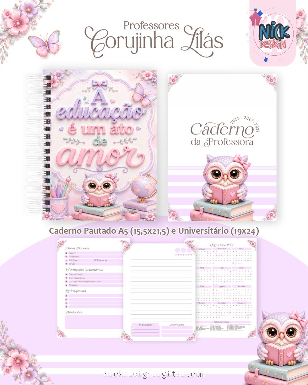 Corujinha Lilás 2027 - Professores - Imagem 5