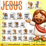 Jesus é Amor - Estampas Canecas