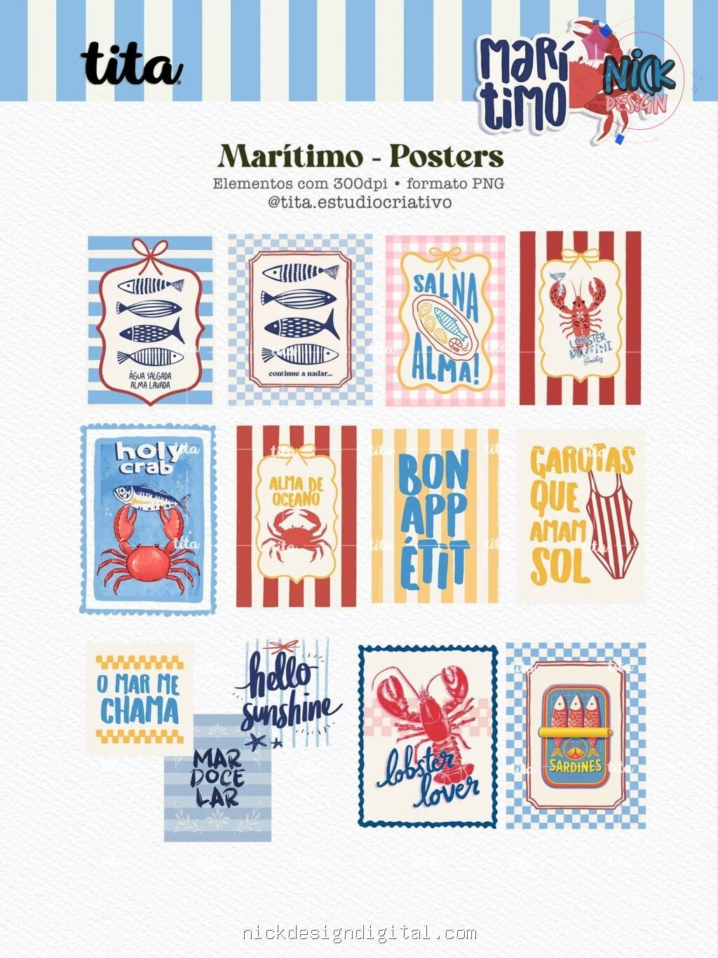 Maritimo - Combo Ilustrações (Tita) - Imagem 5