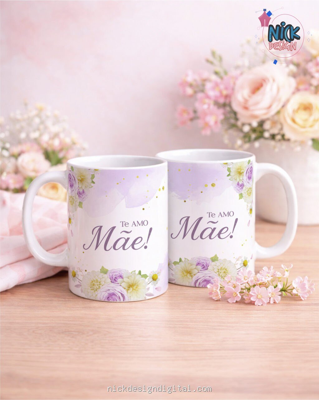 Dia das Mães V7 SEM FOTO - Artes Canecas - Imagem 18