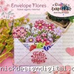 Envelope Flores Dia das Mães