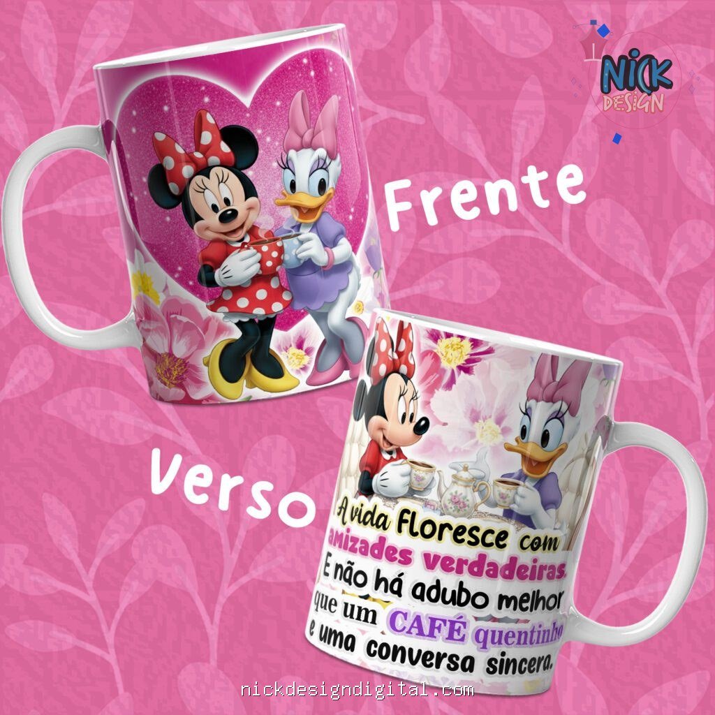 Amizade Minnie - Arte Avulsa Caneca - Imagem 1