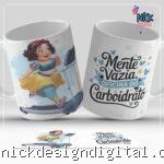 Princesas Motivadas - Artes para Caneca