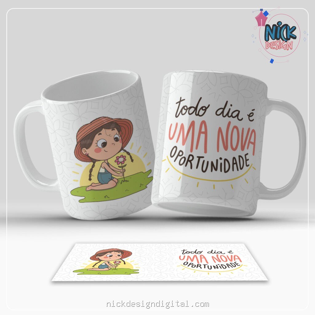 Frases Motivacionais ilustrado - Artes Canecas - Imagem 3