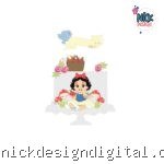 Branca de Neve - Topo de Bolo