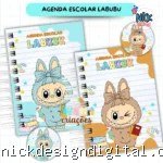 Agenda Escolar Menino 2026 - Labubu