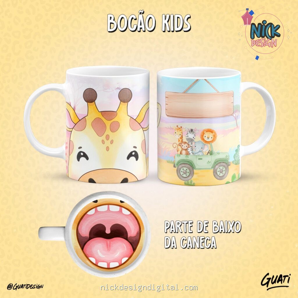 Bocão Kids - Artes para Caneca - Imagem 3
