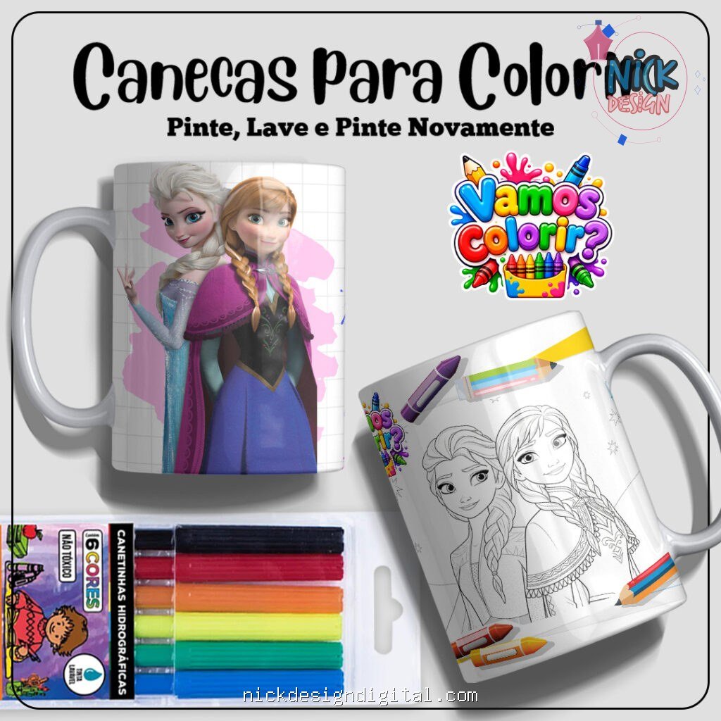 Coleção Dia das Crianças para colorir 2026 - Imagem 5
