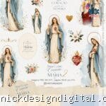 Ilustrações Imaculado Coração de Maria 2