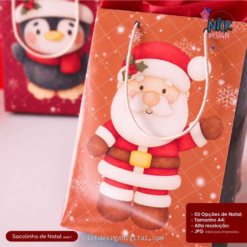 Sacolinha de Natal – mod 1 - Imagem 2