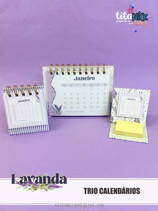 Lavanda - Trio Calendários (Tita)