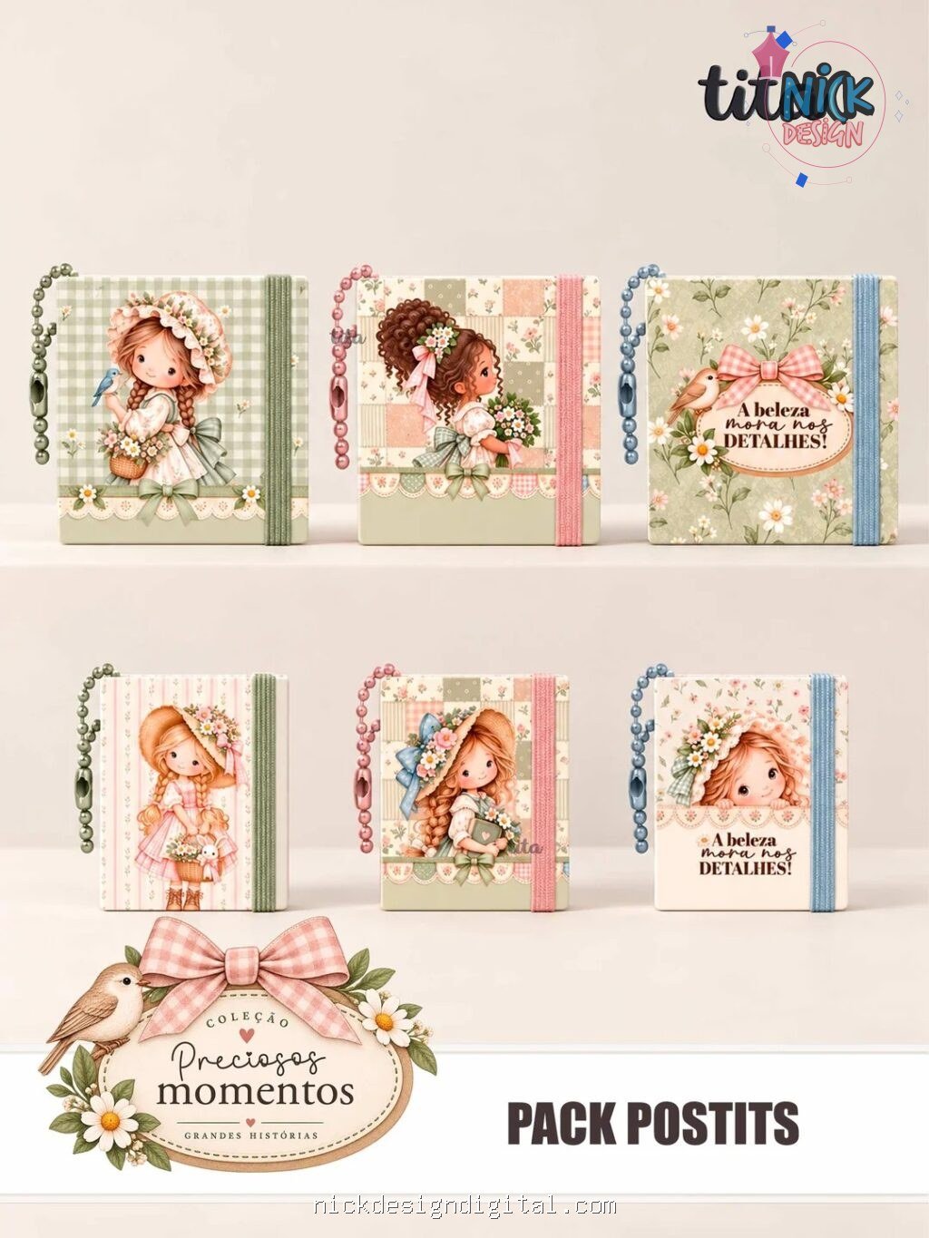 Preciosos Momentos - Pack Postits (Tita) - Imagem 1