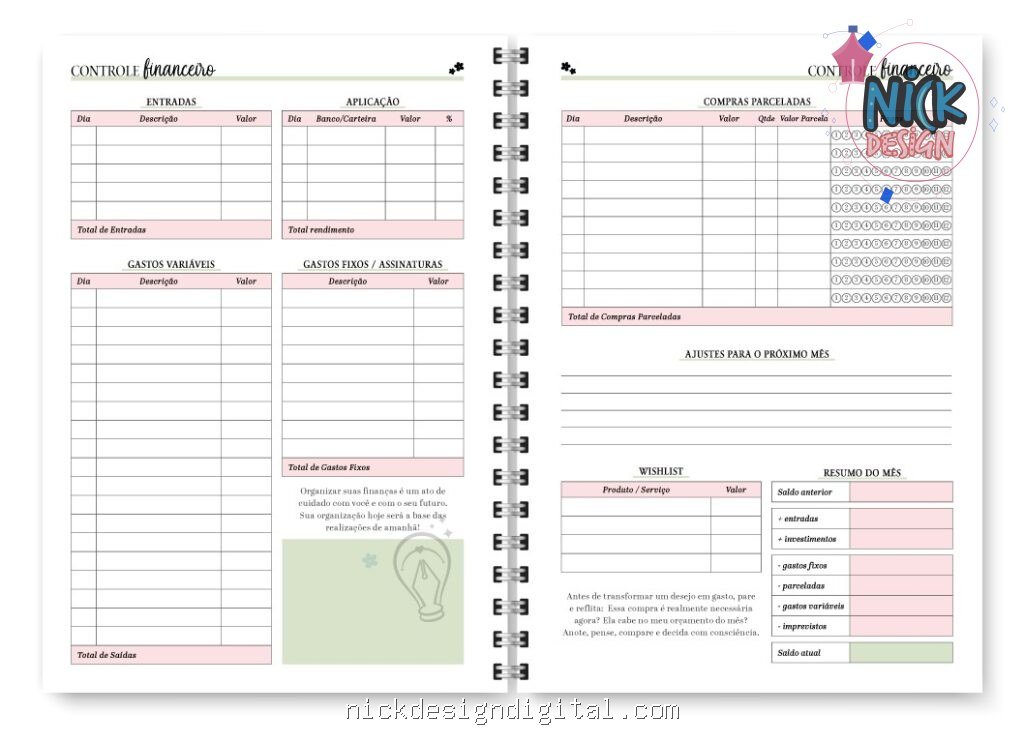 Miolo Planner Spring 2027 (Trilha de Papel) - Imagem 13