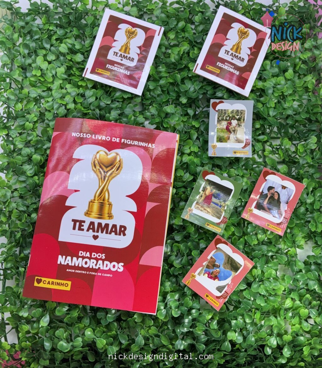 Álbum da Copa do Amor 2026 - Editável Canva - Imagem 1