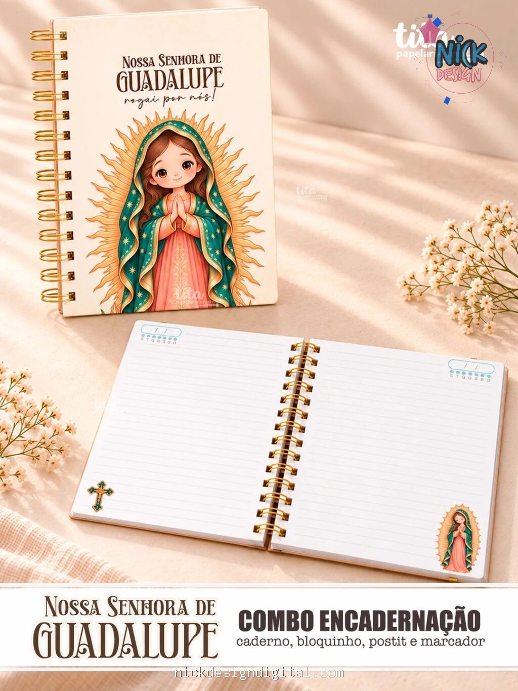 Santos - Nsra de Guadalupe - Encadernação (Tita) - Imagem 2