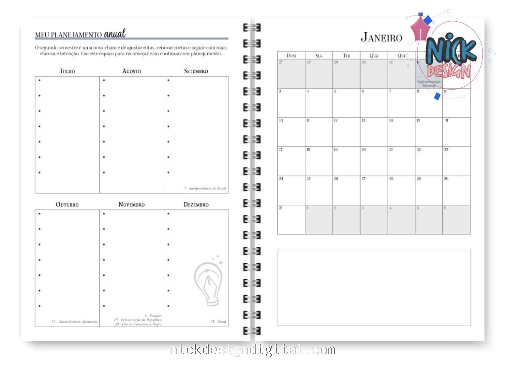 COMBO Agenda 2027 Neutro (Trilha de Papel) - Imagem 19