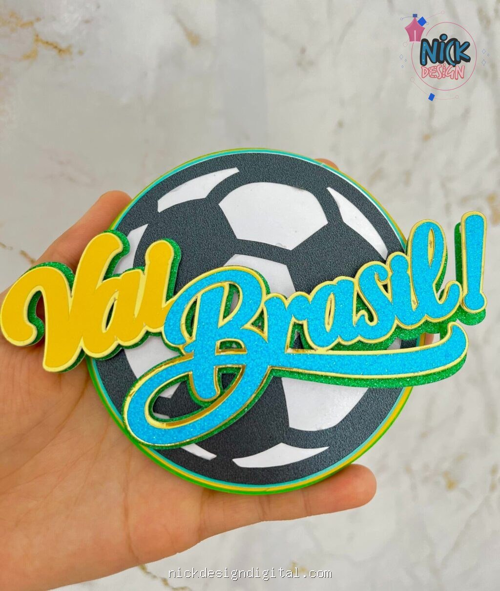 Pack Copa do Mundo - 14 Topos de Bolo - Imagem 3