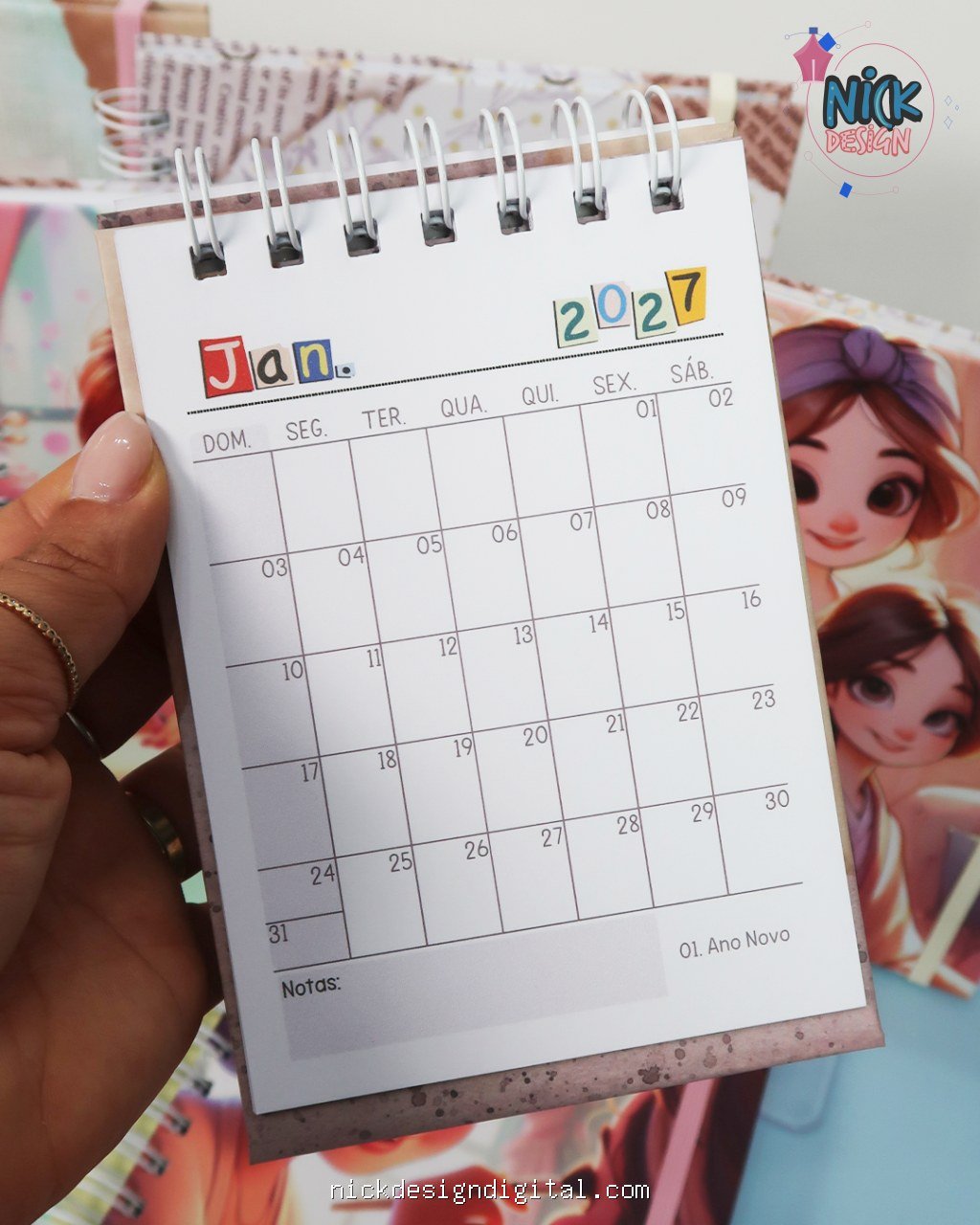 Coleção AGENDAMENTOS 2027 (Mimos Personalizados) - Imagem 19