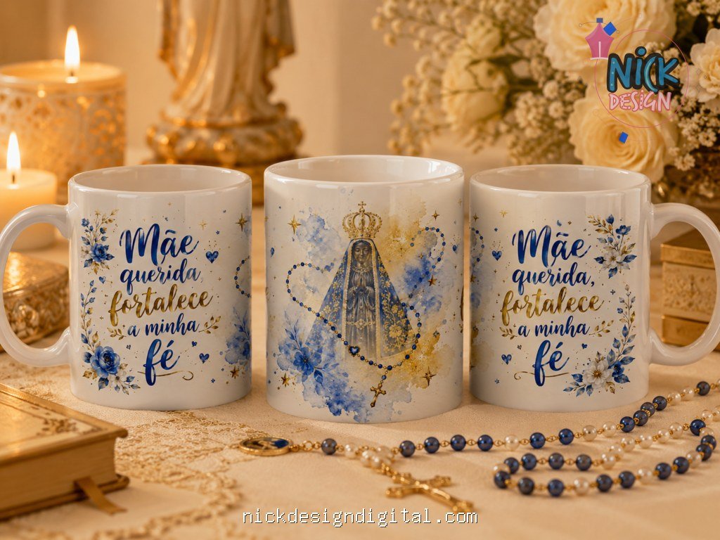 Pack Nossa Senhora Aparecida 2026 - Artes Canecas - Imagem 18