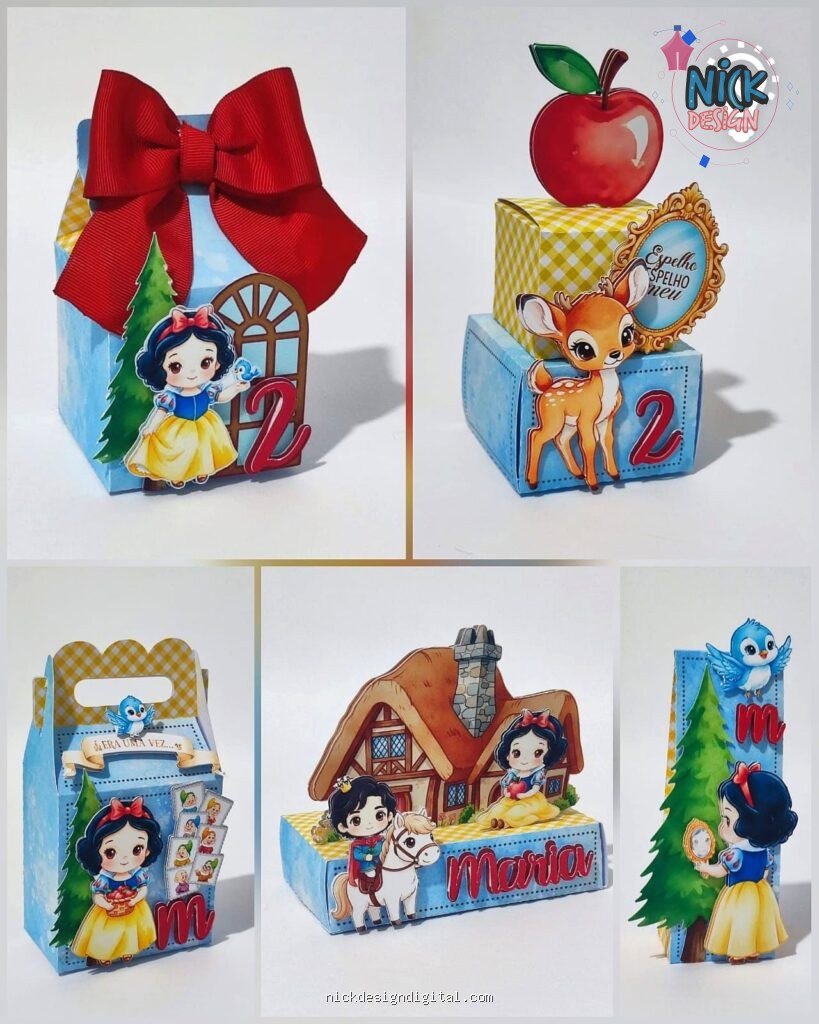 Branca de Neve Cute - Kit Festa Pronta
