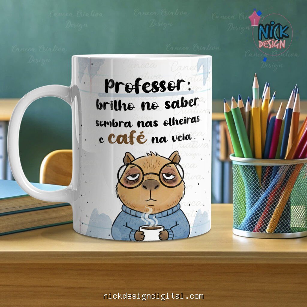 Capivarinhas Professores 2025 (Caneca Criativa) - Imagem 13