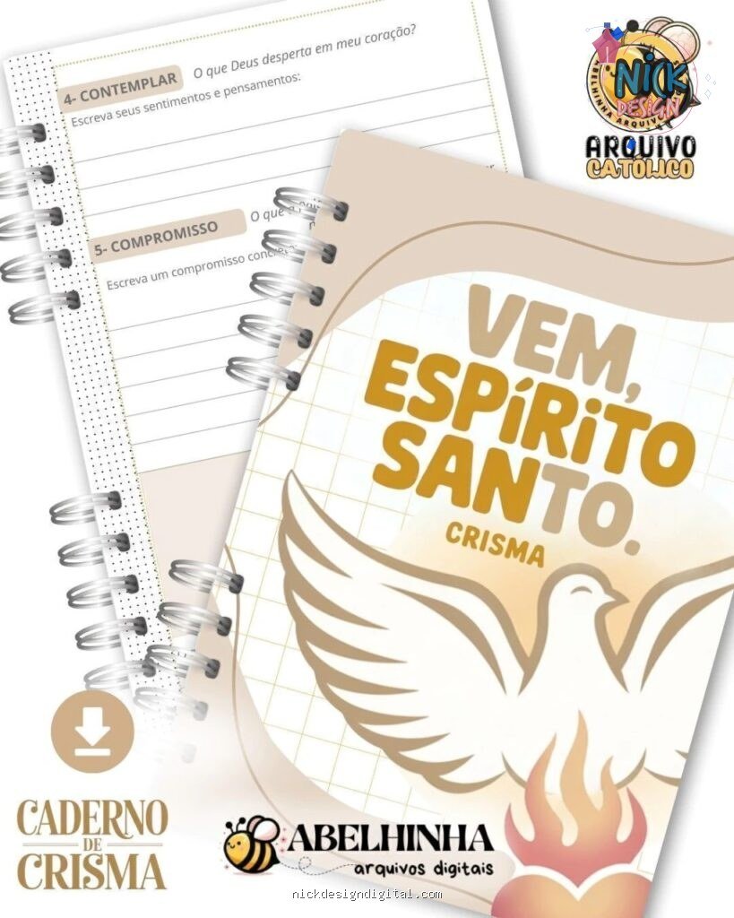 Caderno de Crisma (Abelhinha)