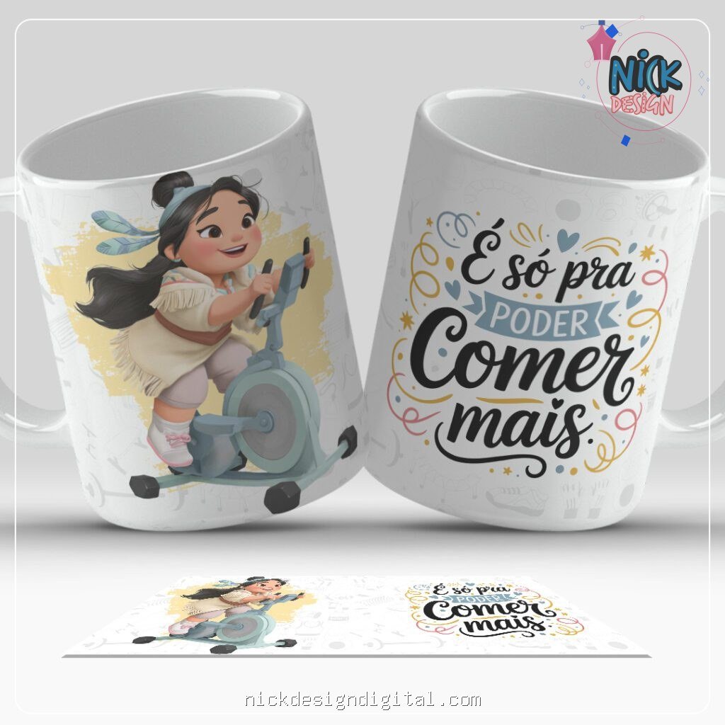 Princesas Motivadas - Artes para Caneca - Imagem 11