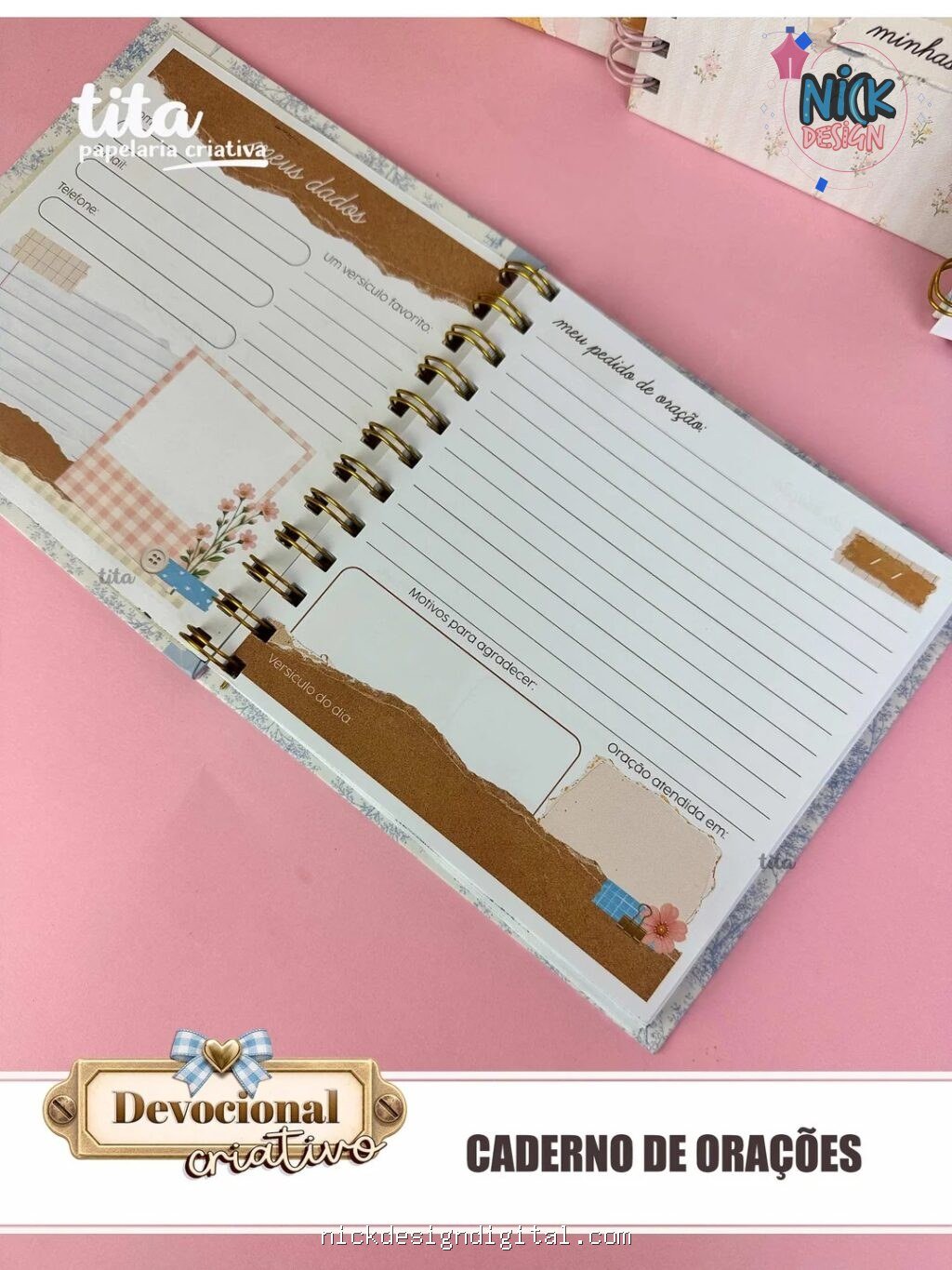 Devocional Criativo - Combo Encadernação (Tita) - Imagem 9