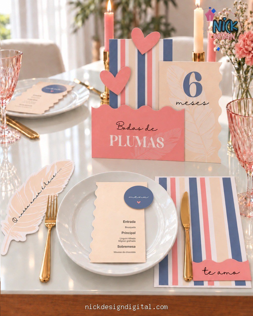 Kit Bodas de Plumas (6 meses) - Imagem 1
