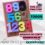 Todos os Números 3D