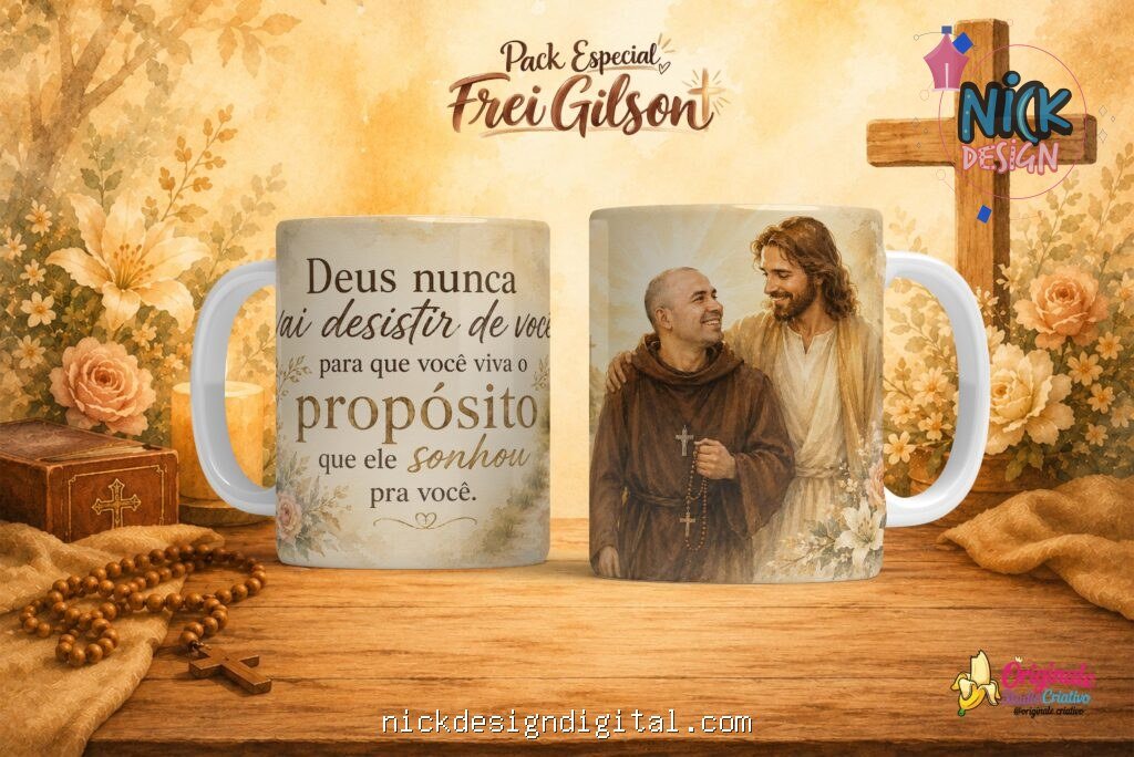 Coleção Frei Gilson - Artes para Canecas - Imagem 16