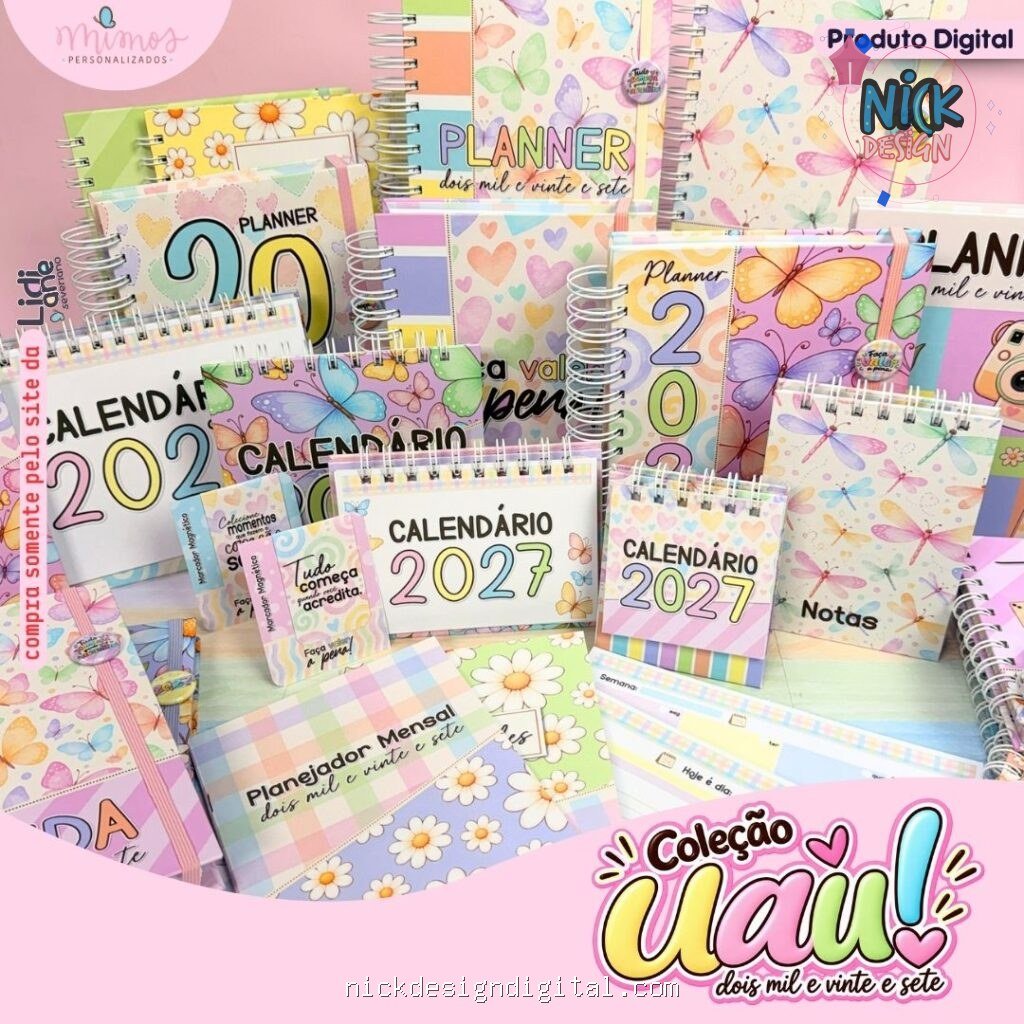 Coleção UAU 2027 - COMBO COMPLETO (Mimos Personalizados) - Imagem 10