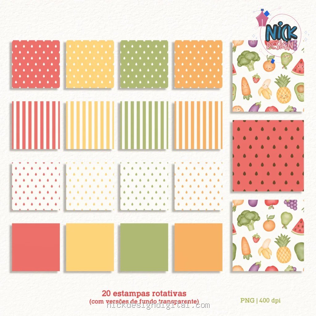 Quitandinha – Cliparts em aquarela - Kit Digital - Imagem 2