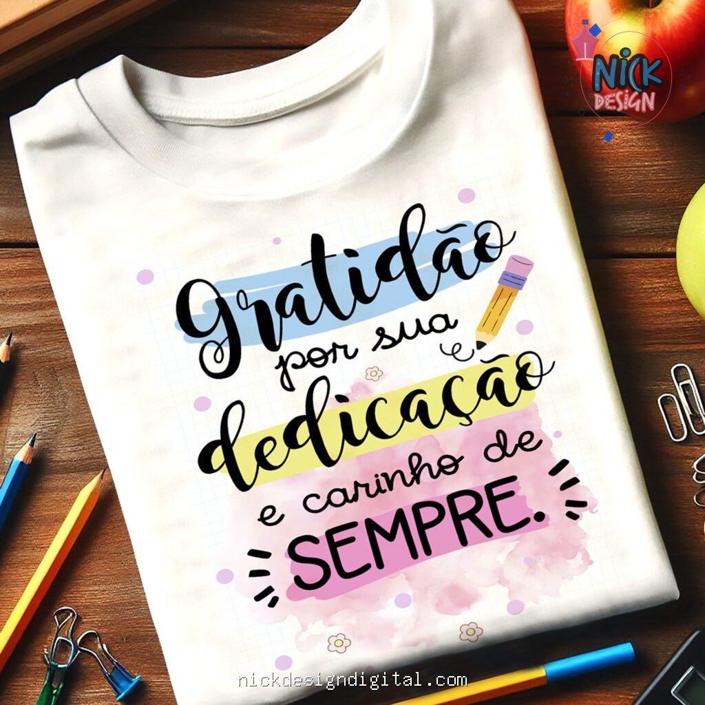 Artes Camiseta Dia dos Professores 2025 - Imagem 19