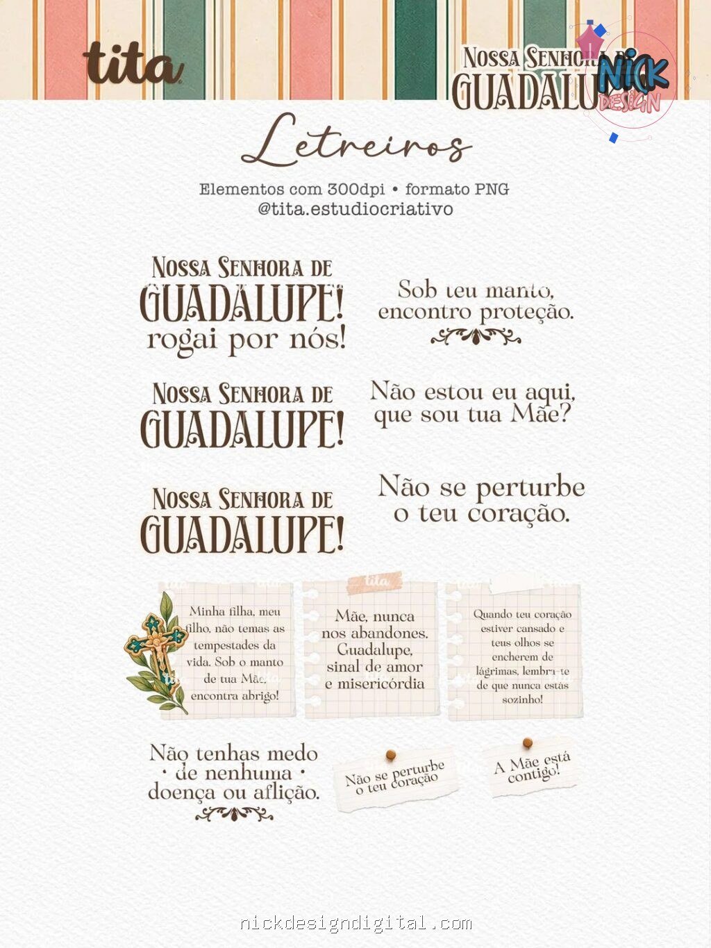 Santos - Nsra de Guadalupe - Ilustrações (Tita) - Imagem 5
