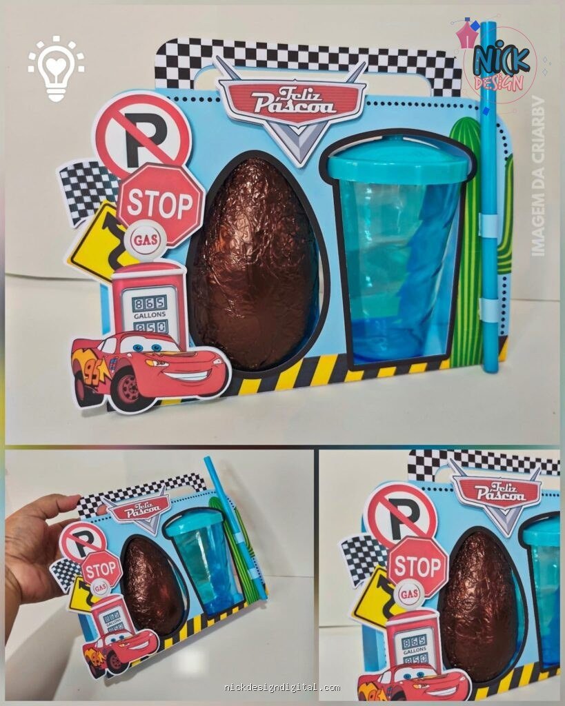 Carros - Porta Ovos de Páscoa